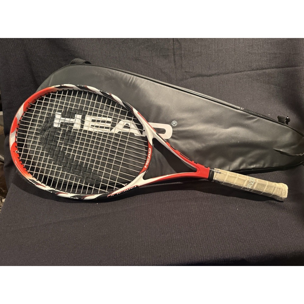 Head Radical Jr 26 inch Tennis Racquet 100 sq in Grip 4 230198 Red White
